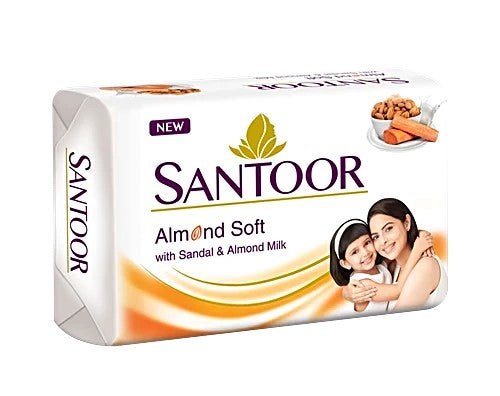 Santoor Sandal & Almond Milk Soap