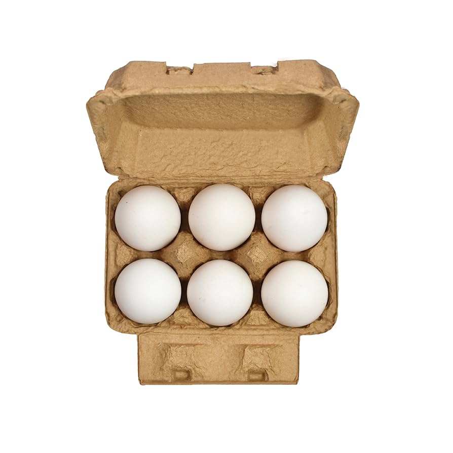 Nature Farm Fresh White Eggs (Pack of 6)