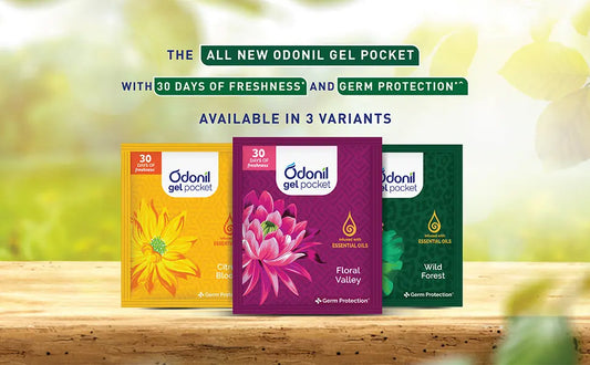 Odonil Gel Pocket Air Freshener (Pack of 3)